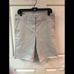 LOFT outlet rolled cuff Bermuda shorts